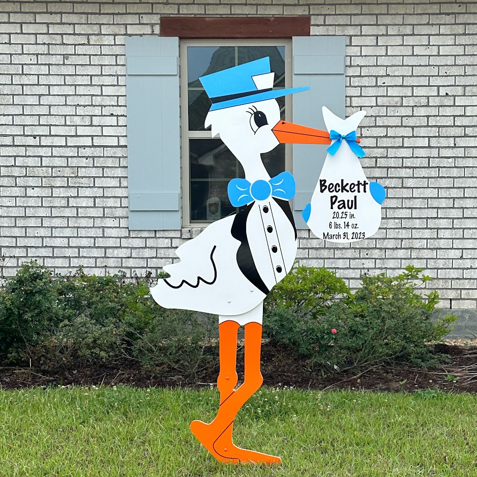 Stork RentalPersonalized Stork Yard Sign Rental by St. Tammany Storks and More